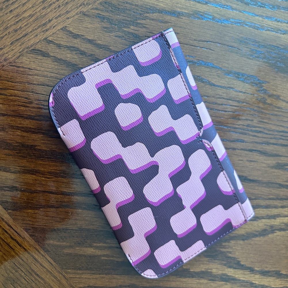 NWOT - Kate Spade Geometric Pink and Purple Clutch - Picture 3 of 3